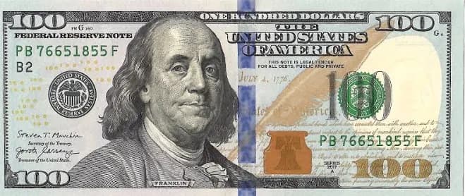 Usa 100 Dollars, 2017a, P W548 - "g - Chicago, Il" - Unc