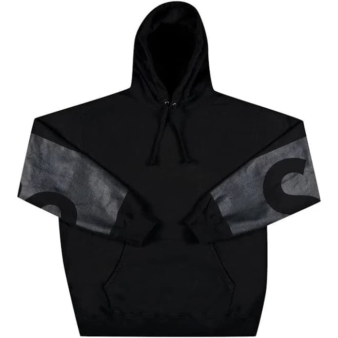 Supreme Big Logo Hooded Sweatshirt 'Black' | Men's Size M