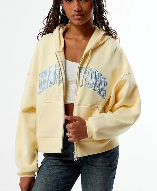 Hamptons Women's Cropped Hoodie