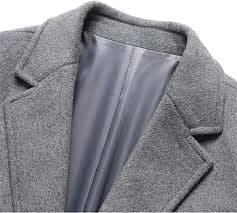 Amazon.com: Dvbfufv Male Autumn And Winter Woolen Coats Men's Long Kneee-Length Wool Coat Youth Trend Coats Cashmere Coat : Clothing, Shoes & Jewelry