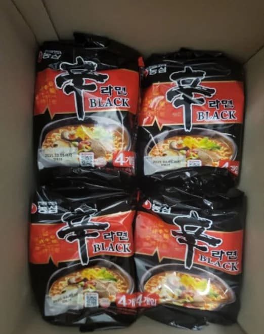 SHIN RAMYUN BLACK 16pk NONGS , 4 , 130gX16