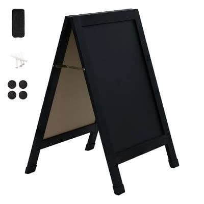 Sunnydaze Magnetic A-Frame Chalkboard Sign