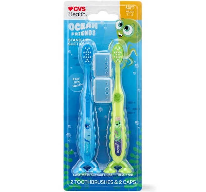 CVS Health Ocean Friends Preschool Toothbrushes