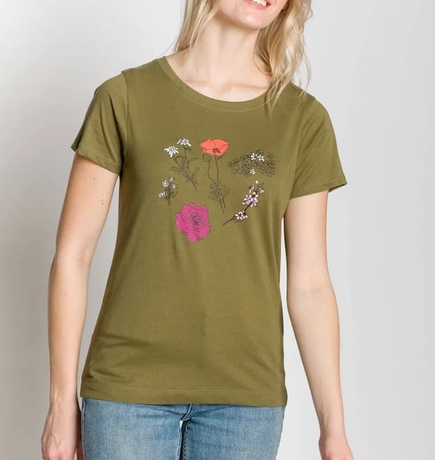 Sketched Floral T-Shirt
