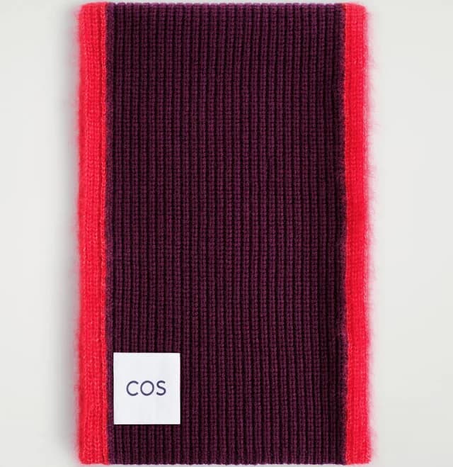 Cos Women's Chunky Wool-mohair Scarf