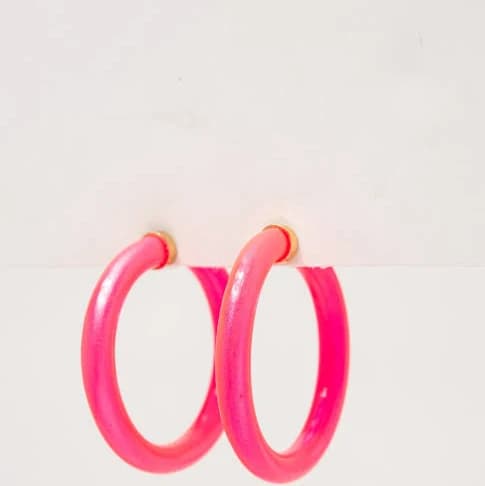 Kim Jelly Hoop Earrings