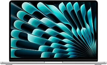 2025 MacBook Air 13-inch Laptop with M4 chip: Built for Apple Intelligence, 13.6-inch Liquid Retina Display, 24GB Unified Memory, 512GB SSD Storage, 12MP Center Stage Camera, Touch ID; Silver