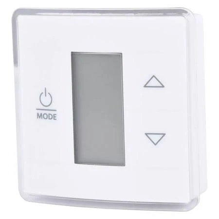 Single Zone Digital Wall Thermostat for Air Conditioners, White LED Display