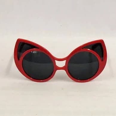 Retro 1970s 80s Oversized Cats Eye Sunglasses