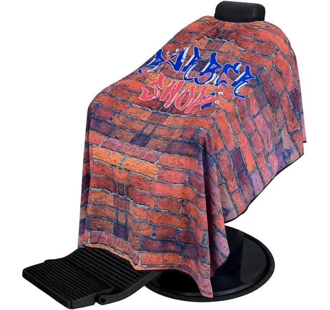 Regale Urban Graffiti Barber Cape Brick Wall Edition