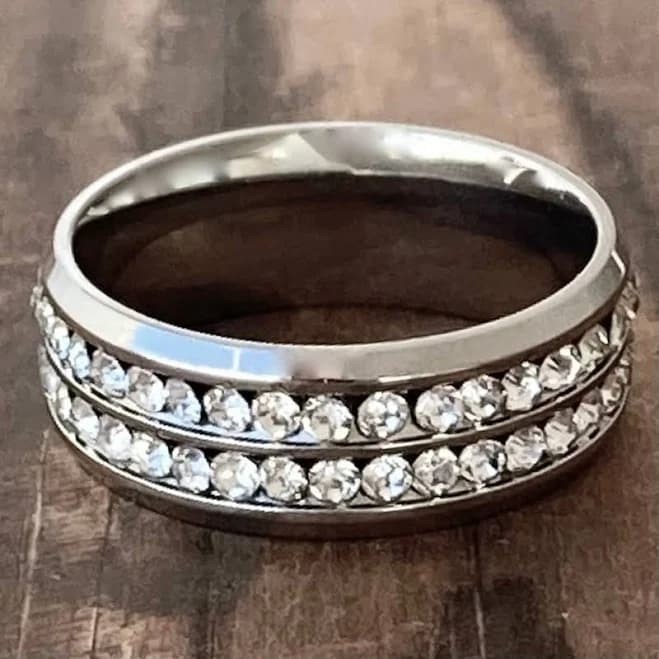 Sanity's Bling Double Row Band