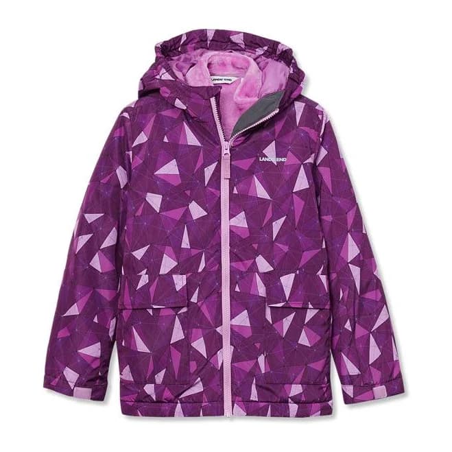 Lands' End Boys' Water Resistant Insulated 3-in-1 Jacket