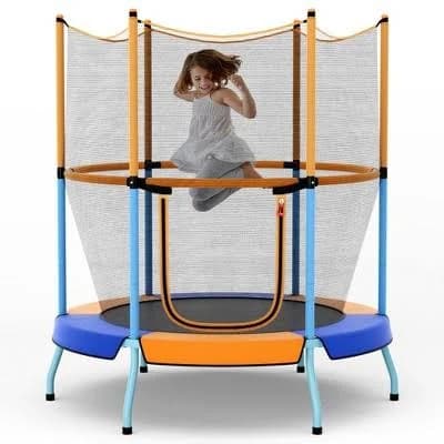 Bestoutdor 48 Inch Toddler Trampoline with Safety Enclosure