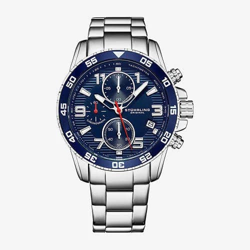 Stührling Men's Concorso 3957 Quartz Chronograph Watch
