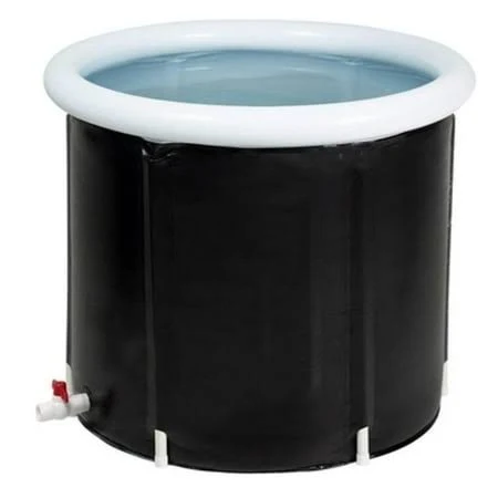 Onail Inflatable Ice Bath Tub Portable Cold Plunge Tub for Recovery, Outdoor Spa, Camping & Home Use with Drain Valve, Storage Bag, and Ice Pack (