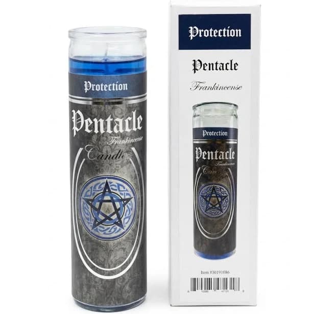90 Hr Pentacle (frankincense) Jar Candle – The Shield Of Antiquity