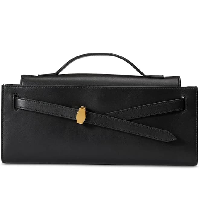 Veronica Beard Dash Leather Clutch