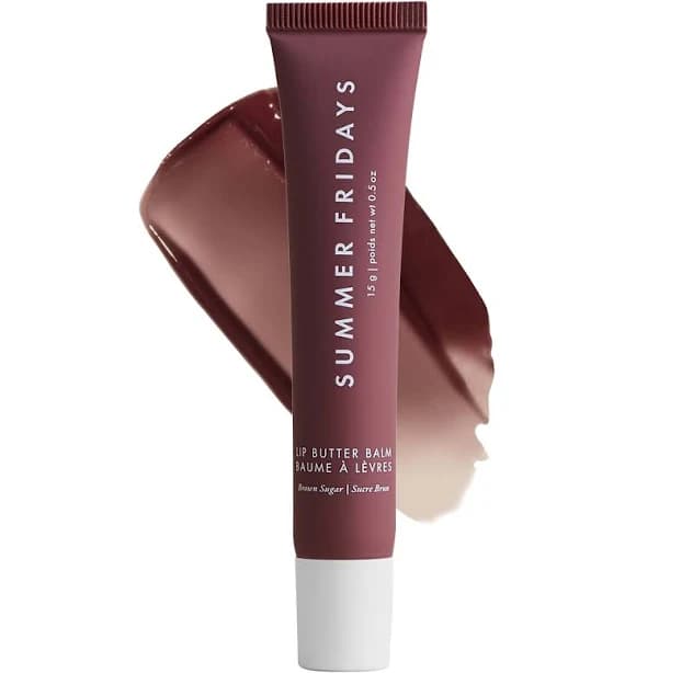Summer Fridays Lip Butter Balm For Hydration & Shine - Brown Sugar - Sheer Nude