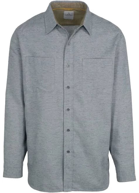 Ascend Slub Herringbone Long-Sleeve Button-Down Shirt