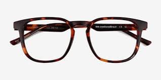 Banyan Square Shiny Tortoise Full Rim Eyeglasses | Eyebuydirect