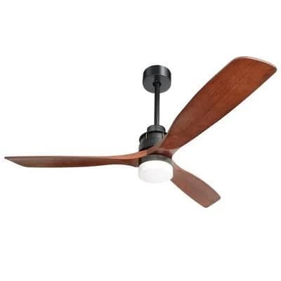 TOBILI 60 inch 3 Solid Wood Blade Ceiling Fan