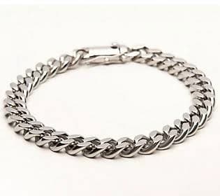 Verve Men's Stainless Steel Curb Link Bracelet