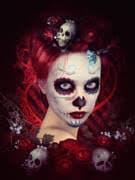 Sugar Doll Red Art Print by Shanina Conway - Fine Art America