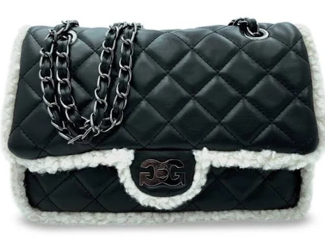 Gilda Paris Shoulder Bag with Twist Lock Closure