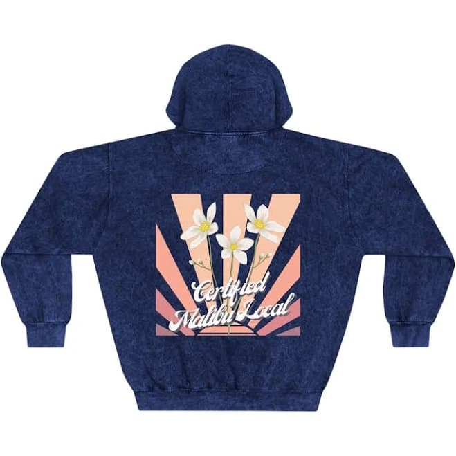 Malibu Local Flower Rays of Sun Hoodie