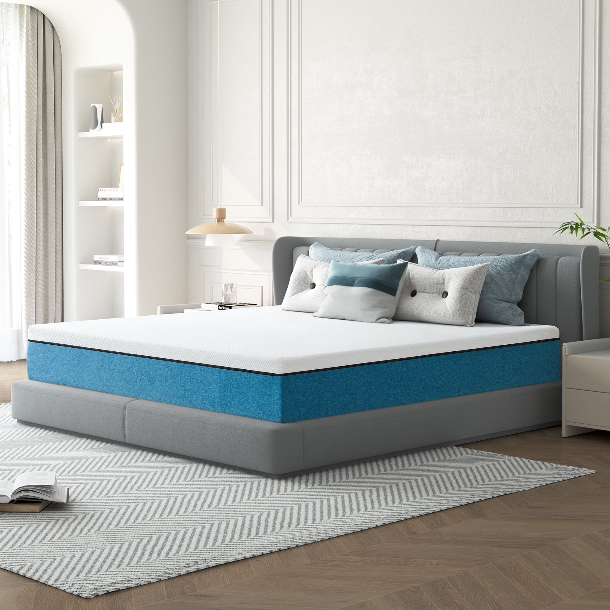 Short Queen Mattress, 10'' Medium Gel Memory Foam Mattress in a Box, Breathable & Comfortable, Adult - Walmart.com