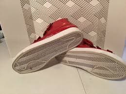 Nike Authentic Blazer Red Patent Leather Sneakers Sz 6.5 See Closure | eBay