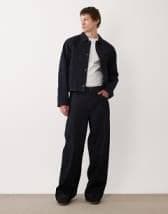 ASOS DESIGN super baggy jeans with back pocket details in raw wash | ASOS