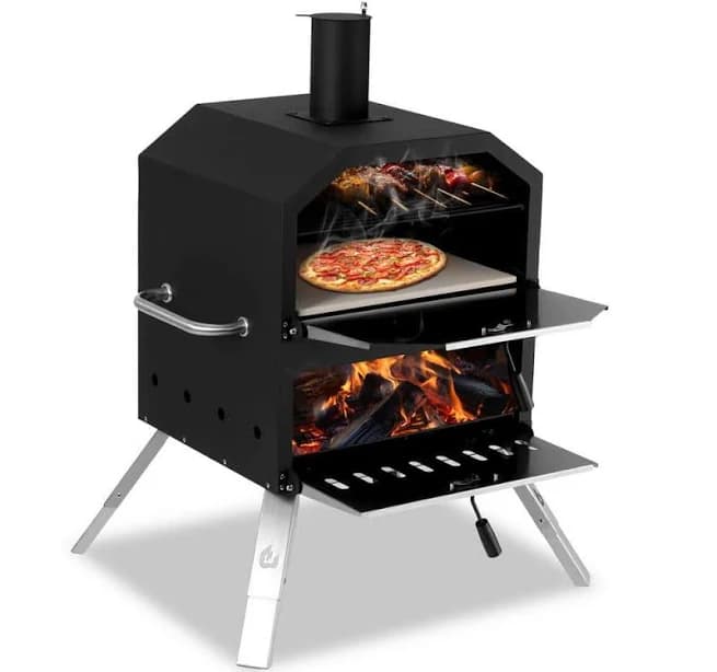 INNUMIA 16 in. 2-Layer Outdoor Pizza Oven