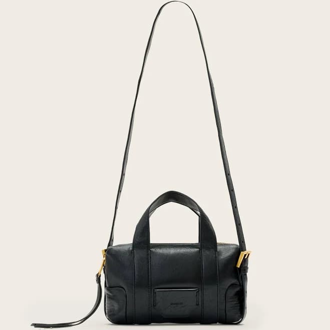 Allsaints Women's Ares G Compact Leather Crossbody Bag