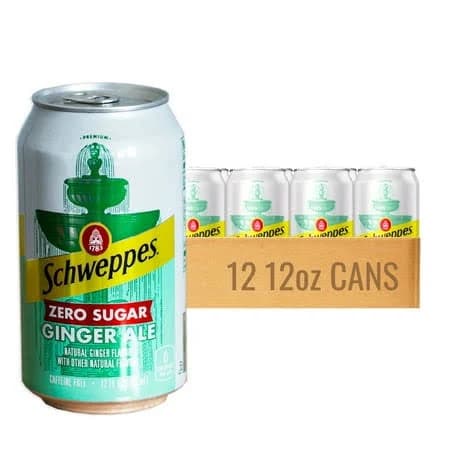 Schweppes Zero Sugar Ginger Ale