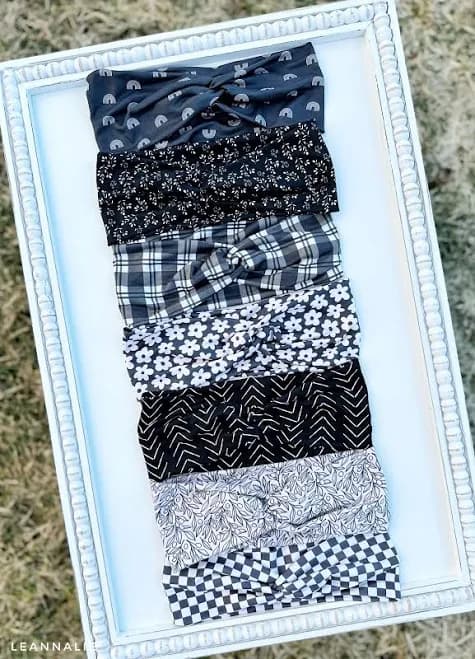 Floral Soft Plaid Headband