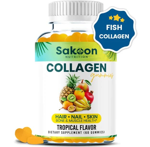 Halal Marine Collagen Gummies for Anti-Aging