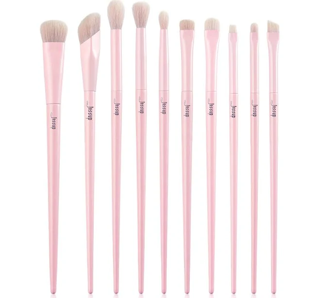Jessup Pink Makeup Brushes Set