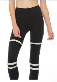 Alo Yoga leggings(seen on Kylie Jenner) Legit Stripe Legging in black S