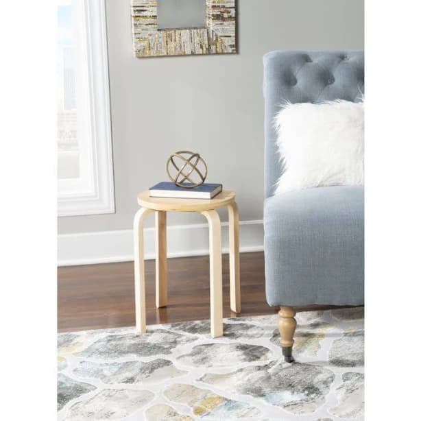 Linon 17 Inches Bentwood Stool