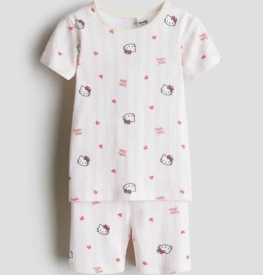 H&M Girls Snug Fit Jersey Pajamas