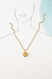 Cendré Romee Heart Necklace | Anthropologie