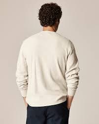 Jacquard Rib-knit Crewneck For Men | J.Crew