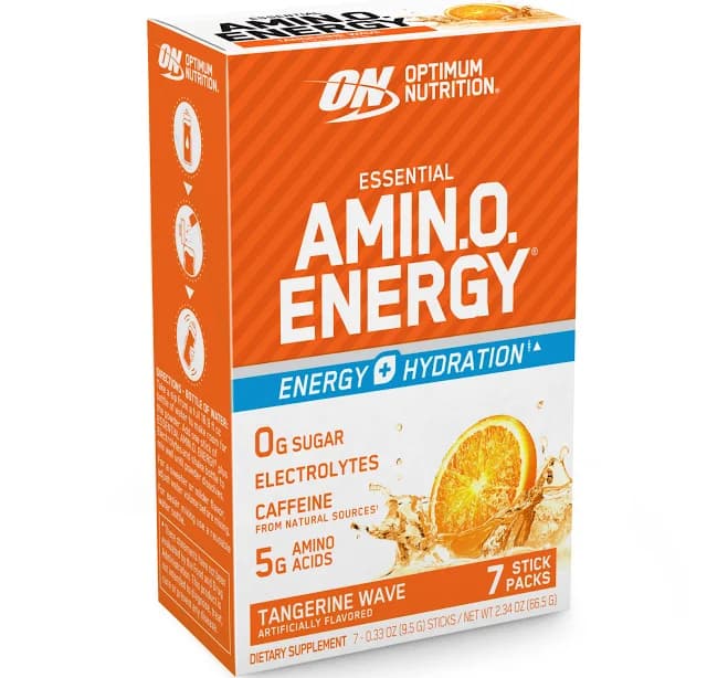 Optimum Nutrition Essential Amino Energy and Electrolytes Stick Packs