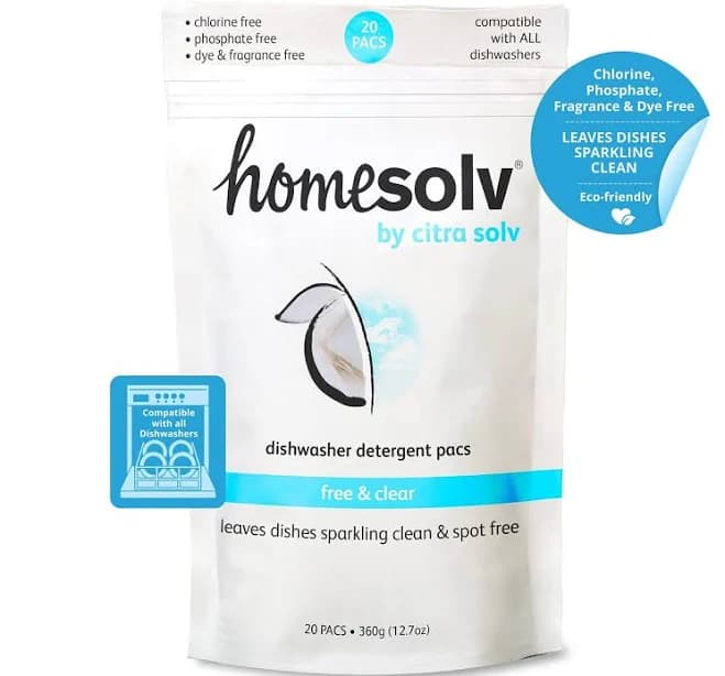 Citra Solv Homesolv Automatic Dishwashing Detergent Fragrance Free