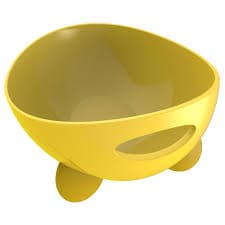 Pet Life 'Modero' Tilted Dog Bowl, 2 Cups, Yellow | Petco