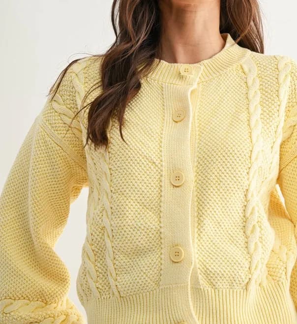 Cable Knit Cardigan
