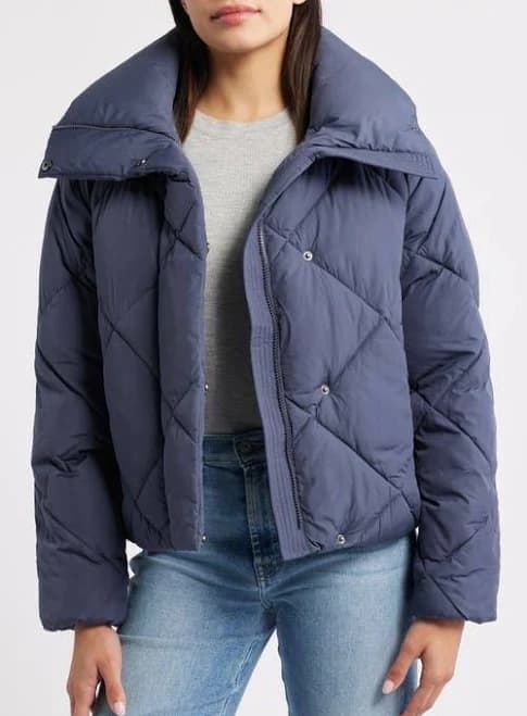 Missy Water Resistant Diamond Quilted Jacket