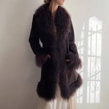 Women Penny Lane Coat | Mongolian Fur Coat Afghan Coat 70s Brown Suede Fur Coat | Boho Hippie Sheepskin Coat Shearling Jacket Almost Famous - Etsy