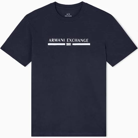 Armani Exchange Men's Rectangular Box Logo T-Shirt